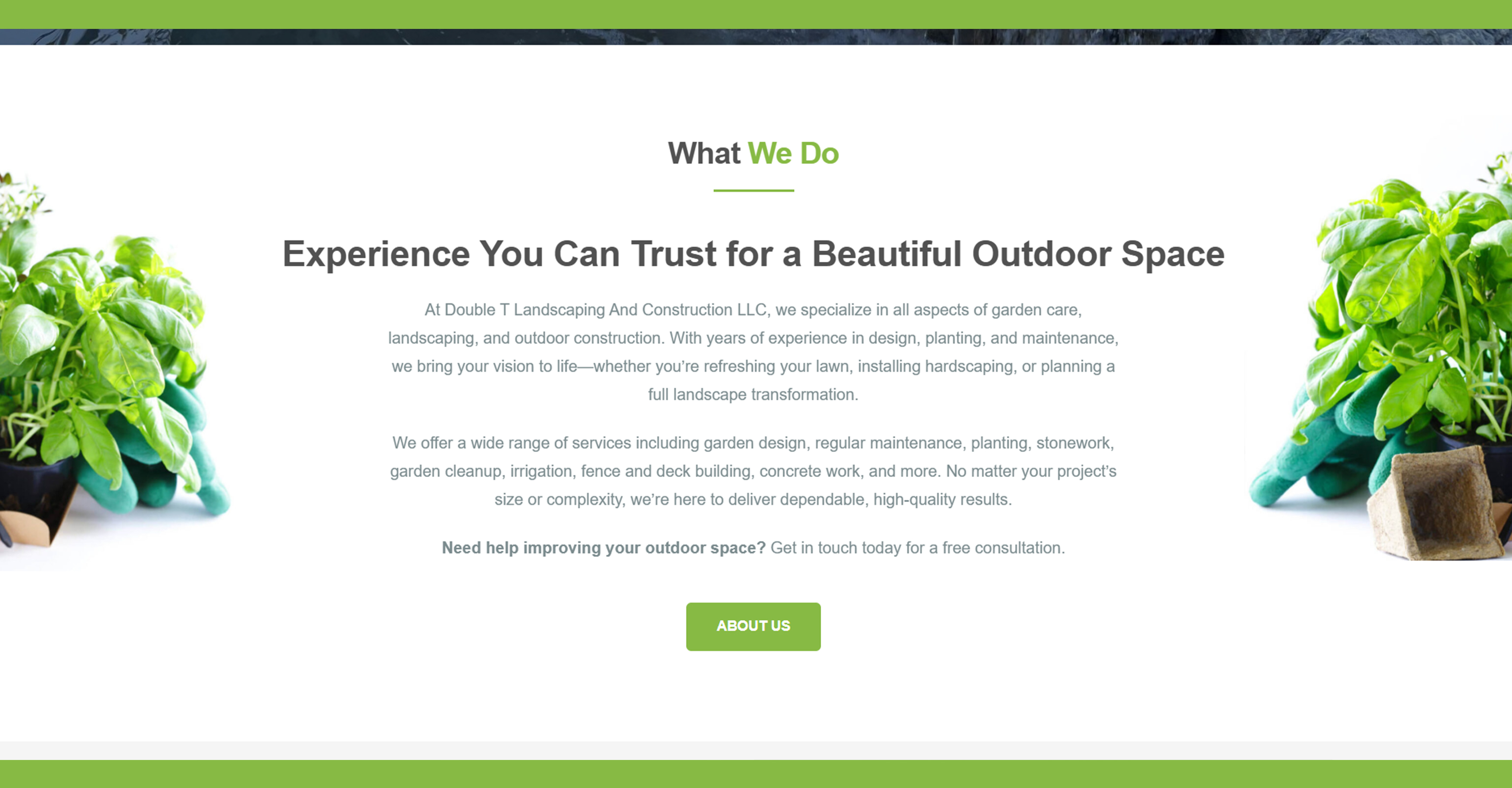 Double T Landscaping & Construction LLC screenshot